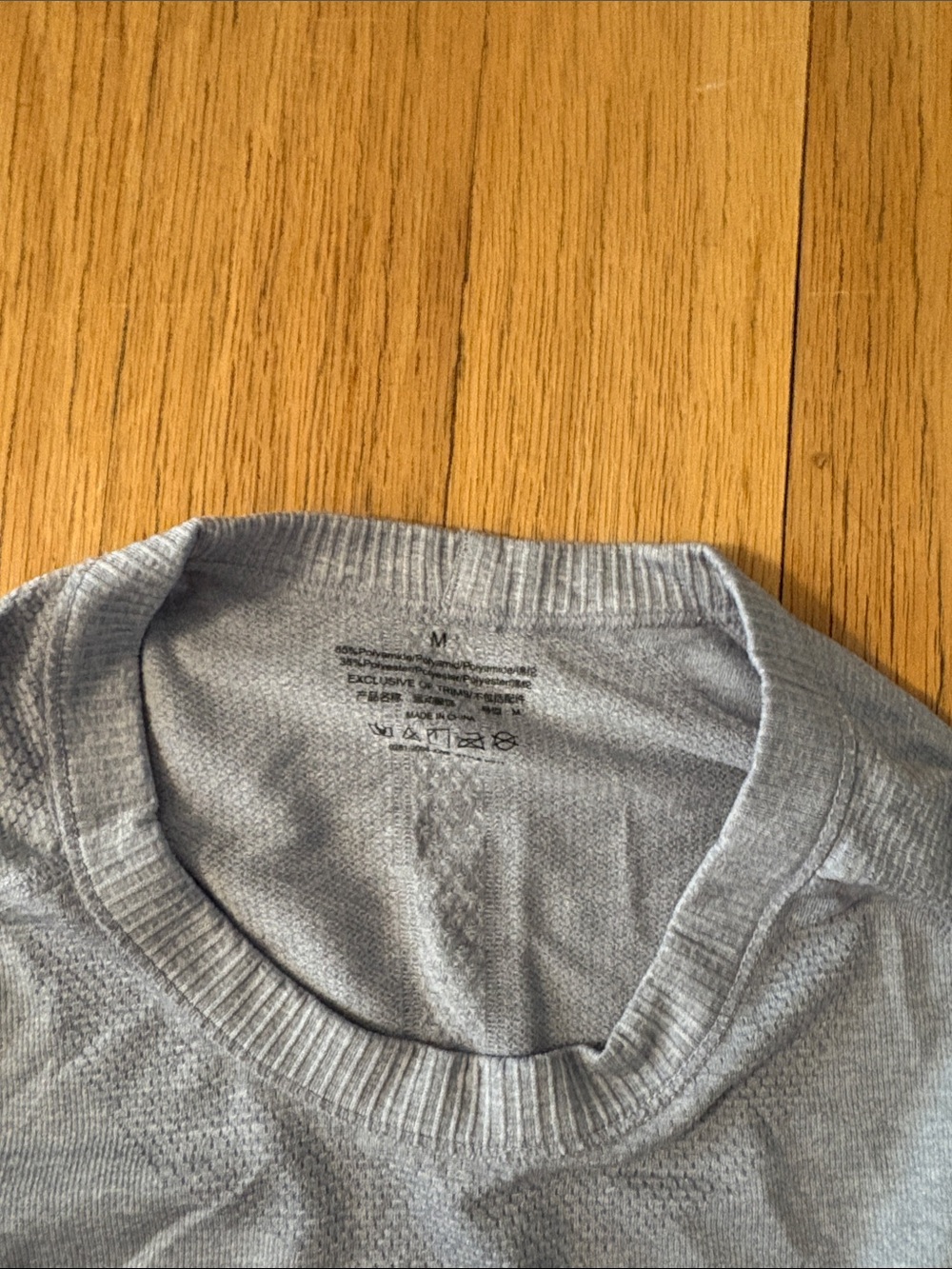CRZ YOGA Long Sleeve Tops in Light Taupe, Charcoal, and Light Gray - Picture 4 of 13